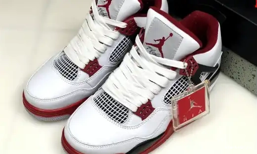 Red Fire 308497-160 4 308497-160 White Black Men Air Jordan 0517